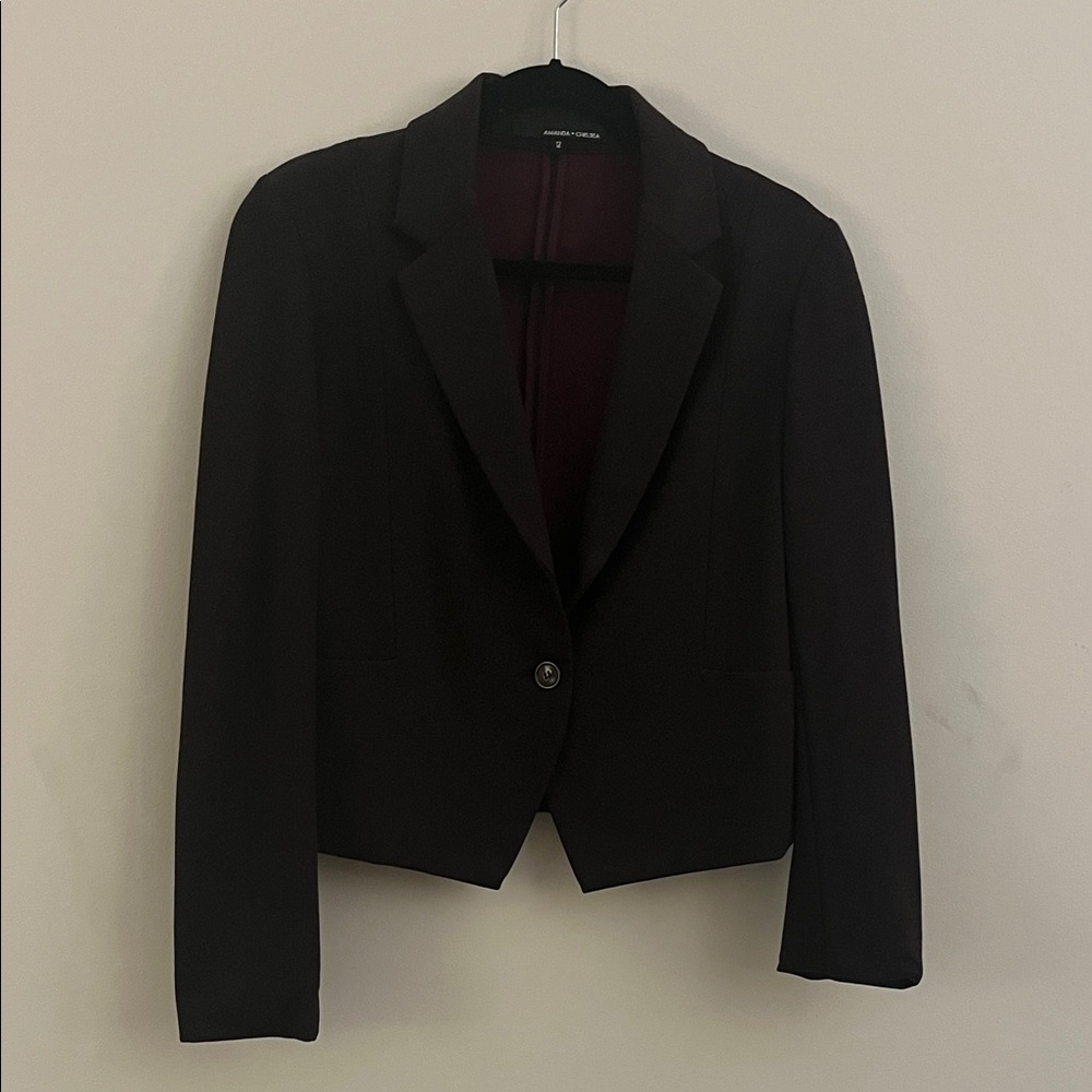 Amanda & Chelsea Classic Burgundy 2 piece suit